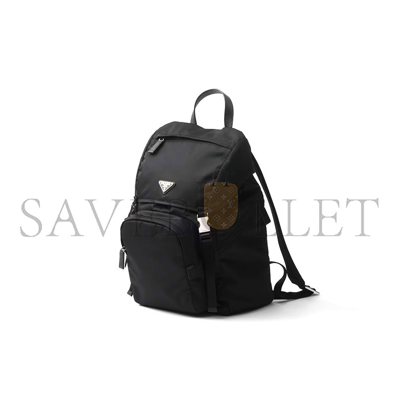 PRADA RE-NYLON AND SAFFIANO LEATHER BACKPACK 2VZ135 (45*27*17cm)